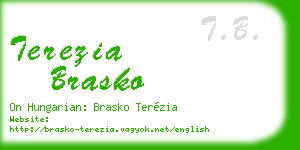 terezia brasko business card